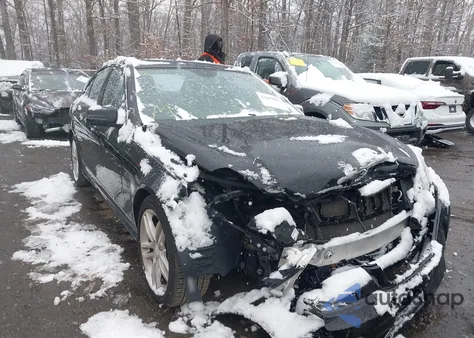 2013 Mercedes-Benz C 300 Sport 4Matic from USA, damaged, VIN WDDGF8AB3DR296229